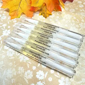 Fall Scented Cuticle oil Pen: Natural Hydrating Nail Treatment- one pen - sparkle option