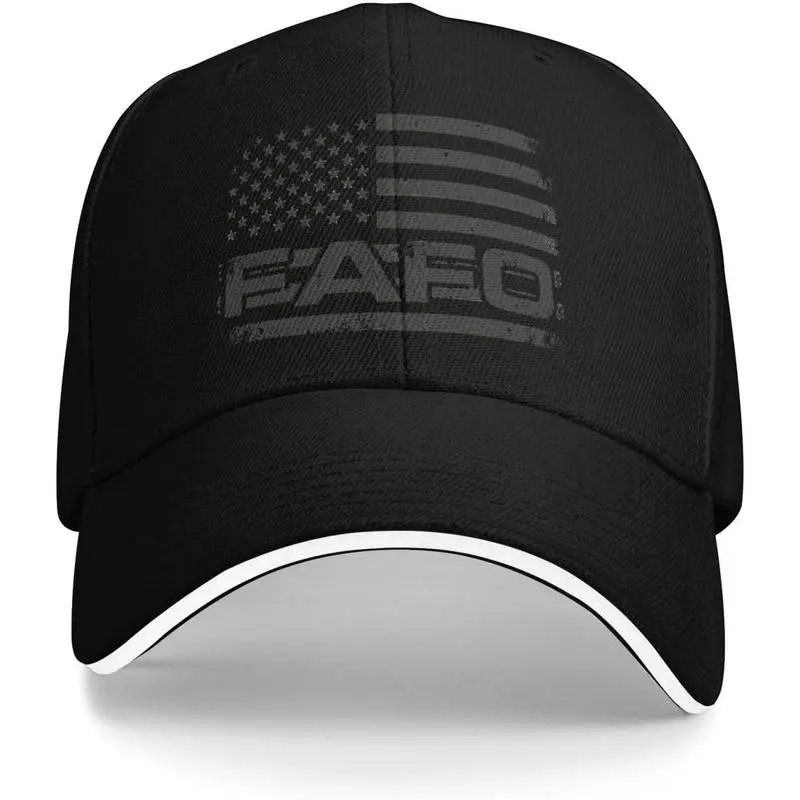 Mens Trucker Style Hat with FAFO "F Around Find Out" Funny Graphic, Unisex Outdoor Headwear with an Adjustable Clasp for Sports