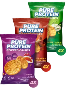 Pure Protein Popped Crisps Variety Pack