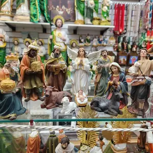 Nativity Scene set 5" inches tall / 11 pc Set Brand-new Nacimiento Navideno completo Religious Decor Ornaments