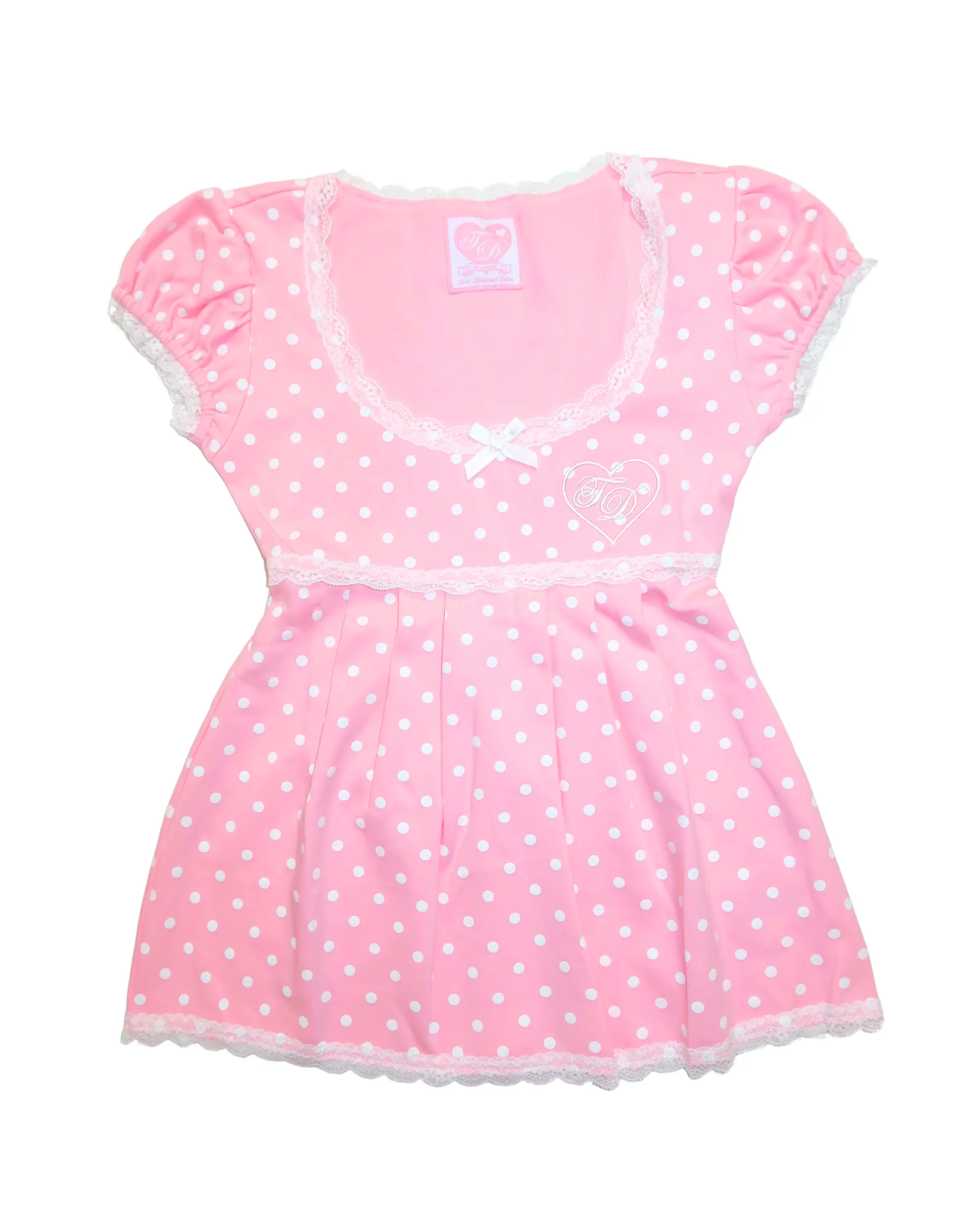 Strawberries and Cream Aurora Babydoll Top