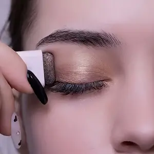 Mini Dual-tone Eyeshadow Palette with Brush, Shimmery Dual-Color Eyeshadow Set, Easy to Blend, Durable Waterproof Eye Cosmetics, Includes Brush, Glitter Shimmer Eyeshadow, Makeup, Perfect Gift For Girlfriend, Christmas Gift, Cosmetics tiktokshopspringglow