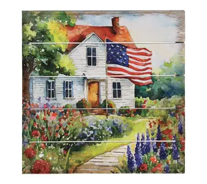 Sincere Surroundings 8" Americana Farmhouse Pallet Petite