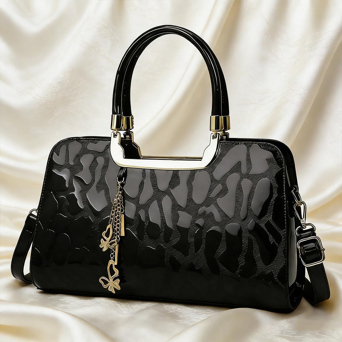 Women’s Fashion Crossbody Bag, Versatile Trendy Handbag, Large-capacity Tote Bag, Suitable for Outings, Commuting, and Weekend Dates Retro Matte Hand-woven Messenger