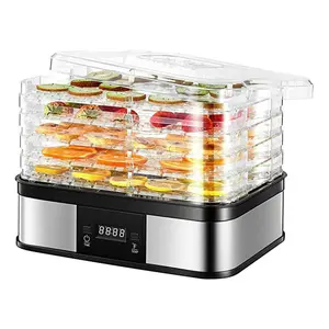 MegaChef 5 Tray Food Dehydrator w/ Timer & Temperature Control