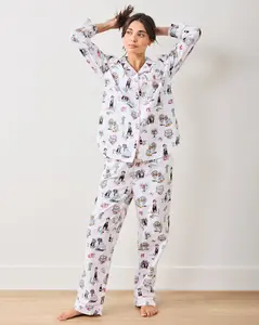 Fur Ever Yours - Tall Long PJ Set - Cloud