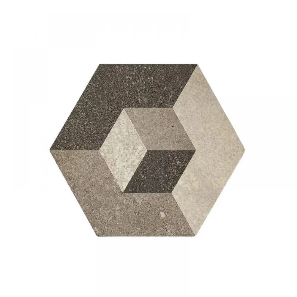 COLAMO Illusion Peel and Stick Backsplash Hexagon Tiles, Earth Shadow，self-adhesive,tile,wall sticker，Peel & Stick Tiles,stickers，kitchendecor，bedroomdecor，homedecor kitchen decor