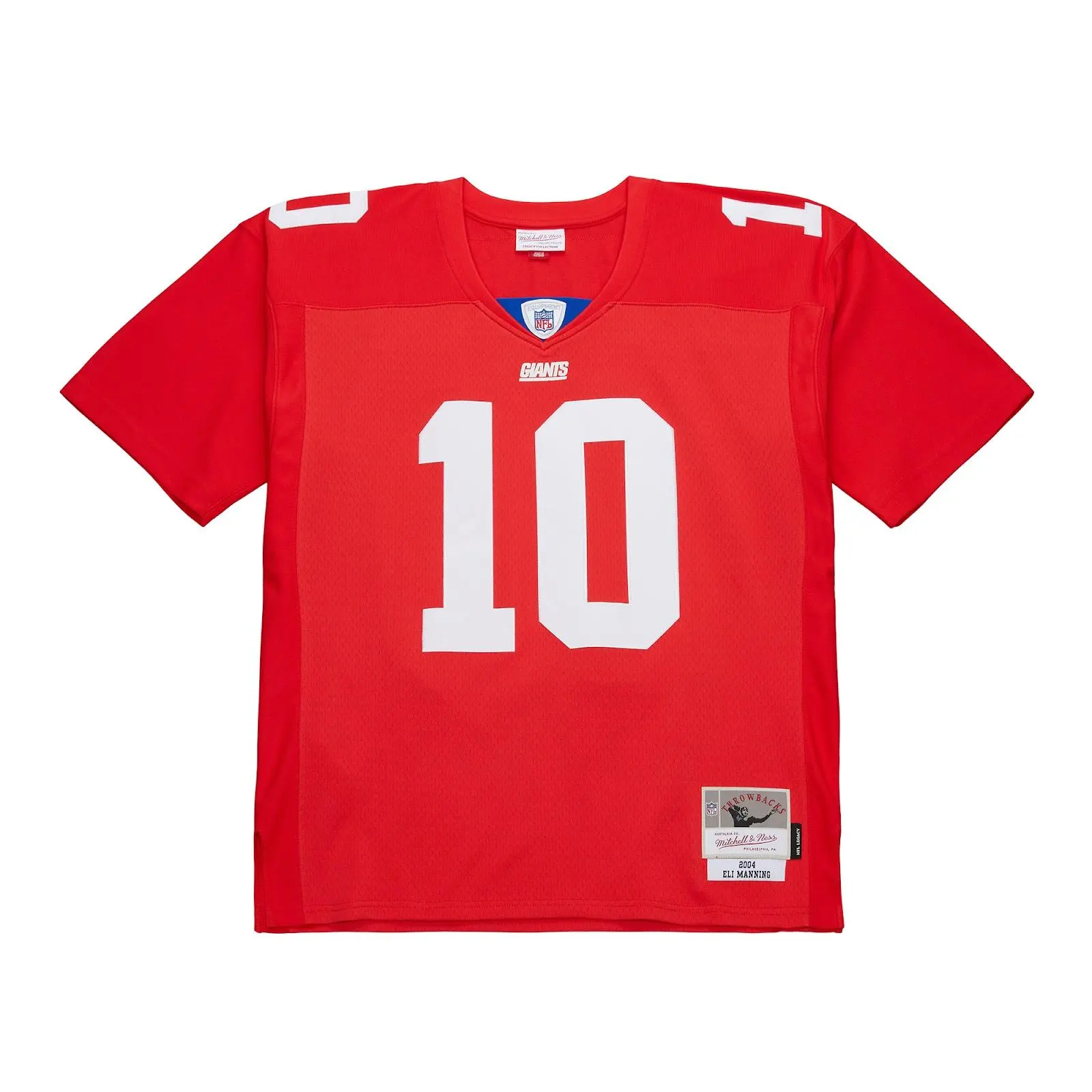 Eli Manning New York Giants Red 2004 Legacy Jersey NFL Throwback Mitchell & Ness
