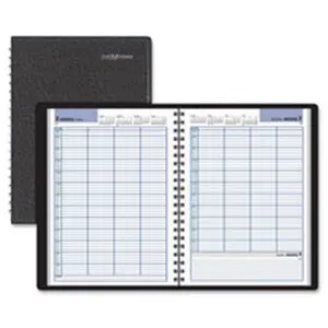 AT-A-Glance  DayMinder 4-Person Daily Appointment - Black