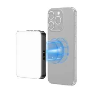 CAMOLO Magnetic Phone Selfie Light, 128 LED Fill Light Compatible with Magsafe iPhone, iPad, Laptop, Camera Video Light 2000mAh Recording Travel Photography