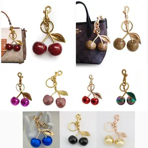 Cherry bag pendant, fashionable keychain, exquisite car keychain Cherry bag pendant, fashionable keychain, exquisite car keychain