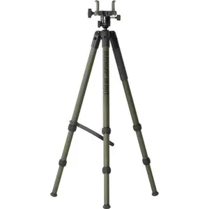 BOG Deathgrip Infinite Aluminum Camera Tripod with Bubble Level, Rubber Mount Stand, and Hunting Game Outdoor Sports Accessories
