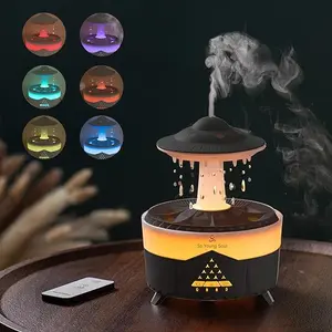UFO Water Droplet Humidifier & White Noise Machine – A Large Capacity Essential Oil Diffuser for Home, Smart Ultrasonic Mist Sprayer, Relaxing Air Purifier, and an Ideal Christmas Gift.