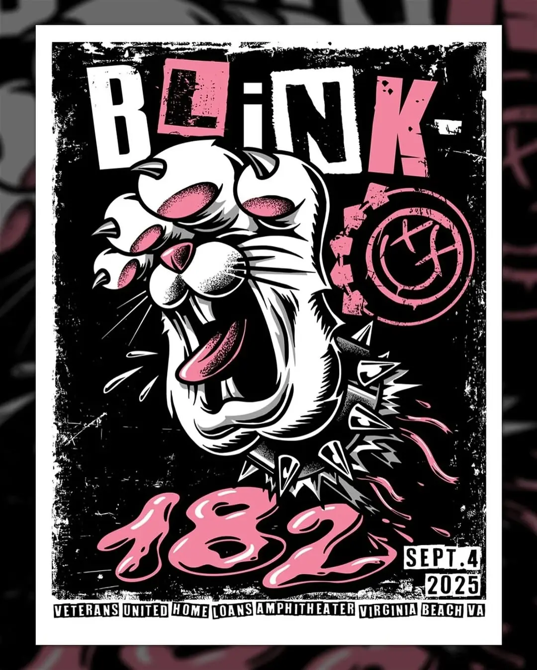 2025 Blink-182 Tour Poster: Missionary Impossible