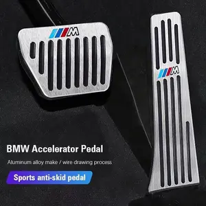 Car Brake Accelerator Pedal Protective Cover Car Accessories For BMW 1 2 3 4 5 7 Series X3 X4 X5 X6 X1 X2 F20 F21 F22 F23 F30 F31 F35 3GT F34 F32 F33 F36 G20 G21 G22 G23 G26 i3 i01 i4 G26 F10 F11 F18 5GT F07 F01 F02 F25 F26 Z4 E85 E86 E89 G29 G30 G31 G38