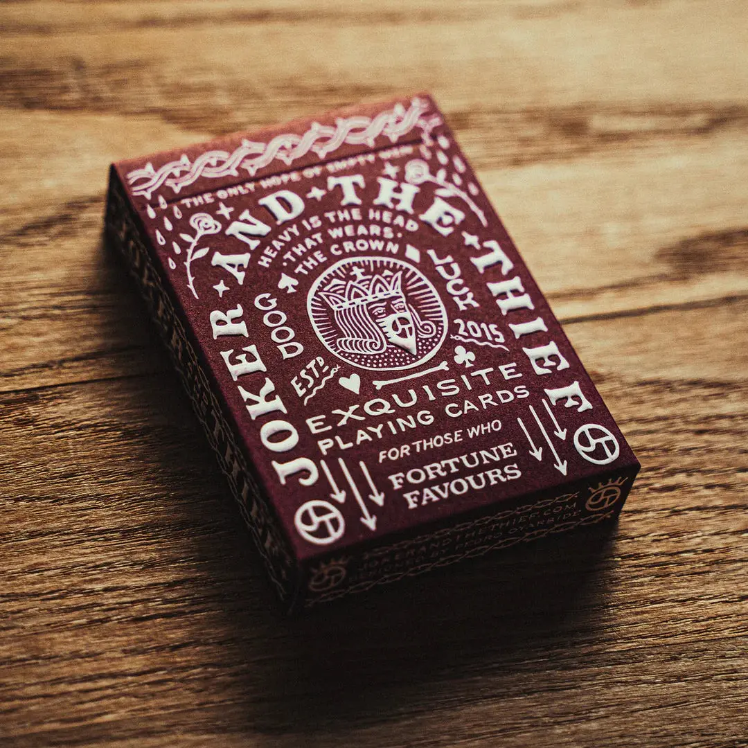 Joker and the Thief Crown: Royal Purple Edition Playing Cards