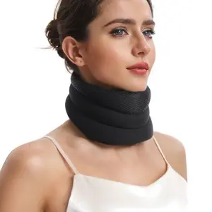 Adjustable Outdoor Sports Neck Protection, Three-Section Breathable Cervical Support, Home Use Sponge Neck Guard, Prevents Head Down