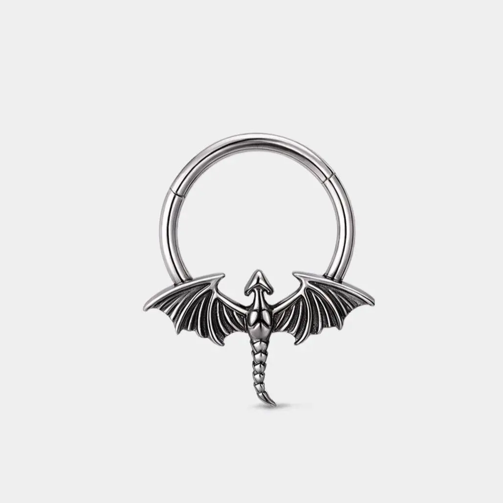 OUFER 16G Flying Dragon Septum Ring