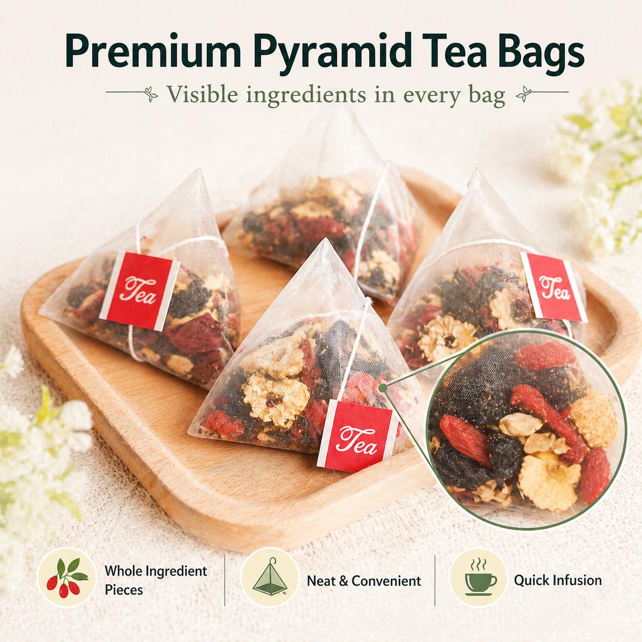 Organic Turmeric Ginseng 6-Treasures Herbal Wellness Tea Blend - Natural Kidney Cleanse Beverage with Tea Bags for Men & Women Organic Turmeric Ginseng 6-Treasures Herbal Wellness Tea Blend - Natural Kidney Cleanse Beverage with Tea Bags for Men & Women