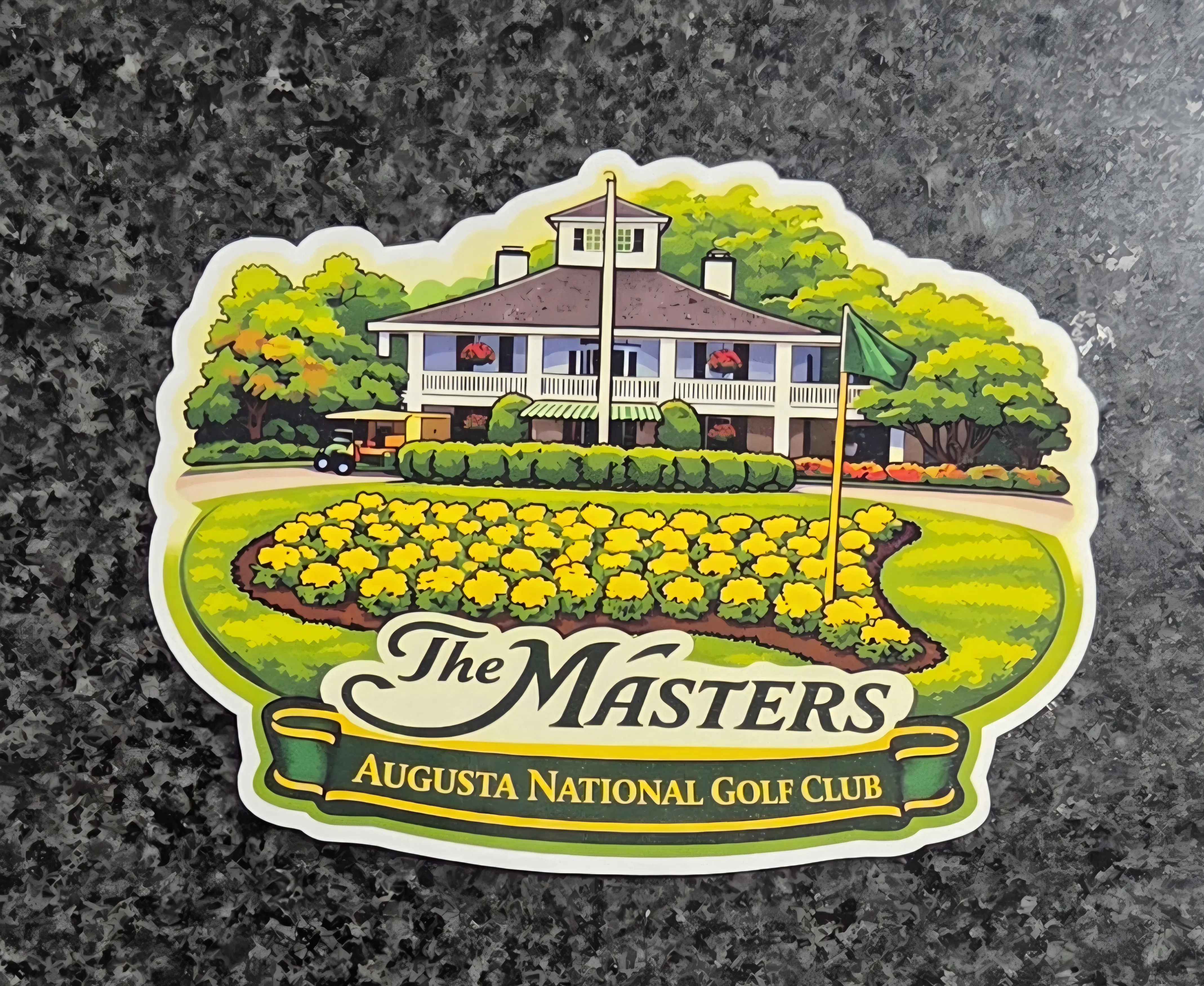 The Masters Tournament Golf Clubhouse Decal Vinyl Sticker Water Resistant UV Re