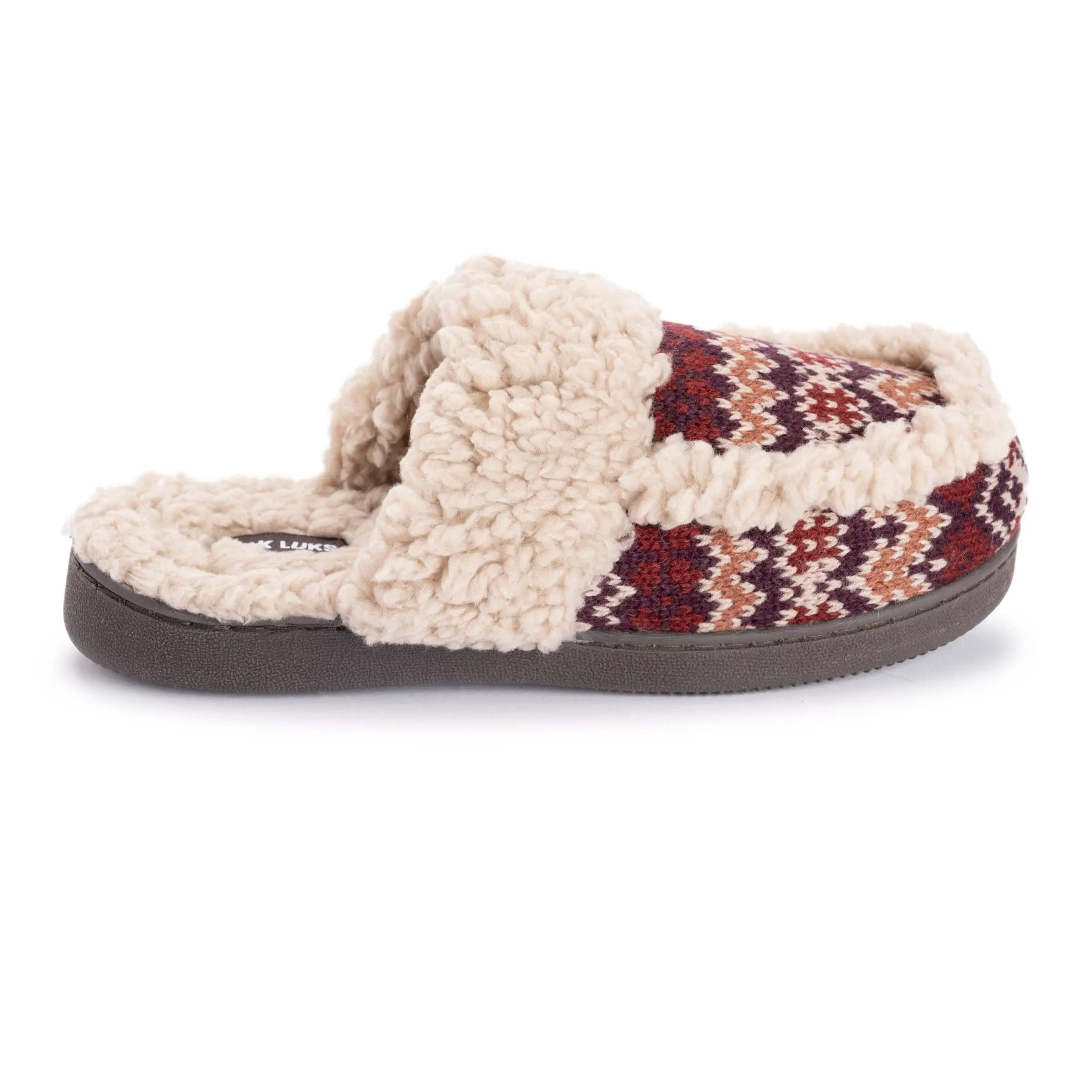 Muk Luks Women's Matea Slide-On Loafer Slipper, Female Size S-XL Indoor Home Wear Slippers, Indoor Slippers