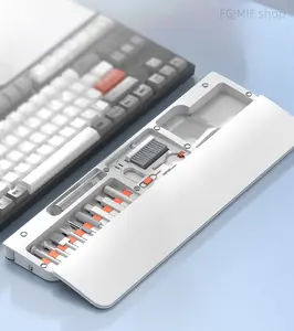 Includes shipping fee: New 22-in-1 multifunctional keyboard cleaning set for office use—keyboard wrist rest, hand rest, leather hand rest, sponge hand rest