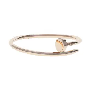 Pre-owned Cartier Juste Un Clou Bangle Bracelet Size 16