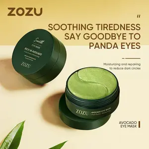 ZOZU Avocado Retinol Collagen Under Eye Mask 60PCS Anti-Aging, Hydrating & Brightening Treatment | Reduce Dark Circles & Wrinkles | Vegan & Gentle Formula 80g