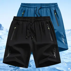 2pcs Men's Summer Shorts, Casual Sportswear, Quick-Dry Breathable Shorts for Running, Fitness, Cycling, Jogging, and Outdoor Activities: Men's Casual Sports Shorts