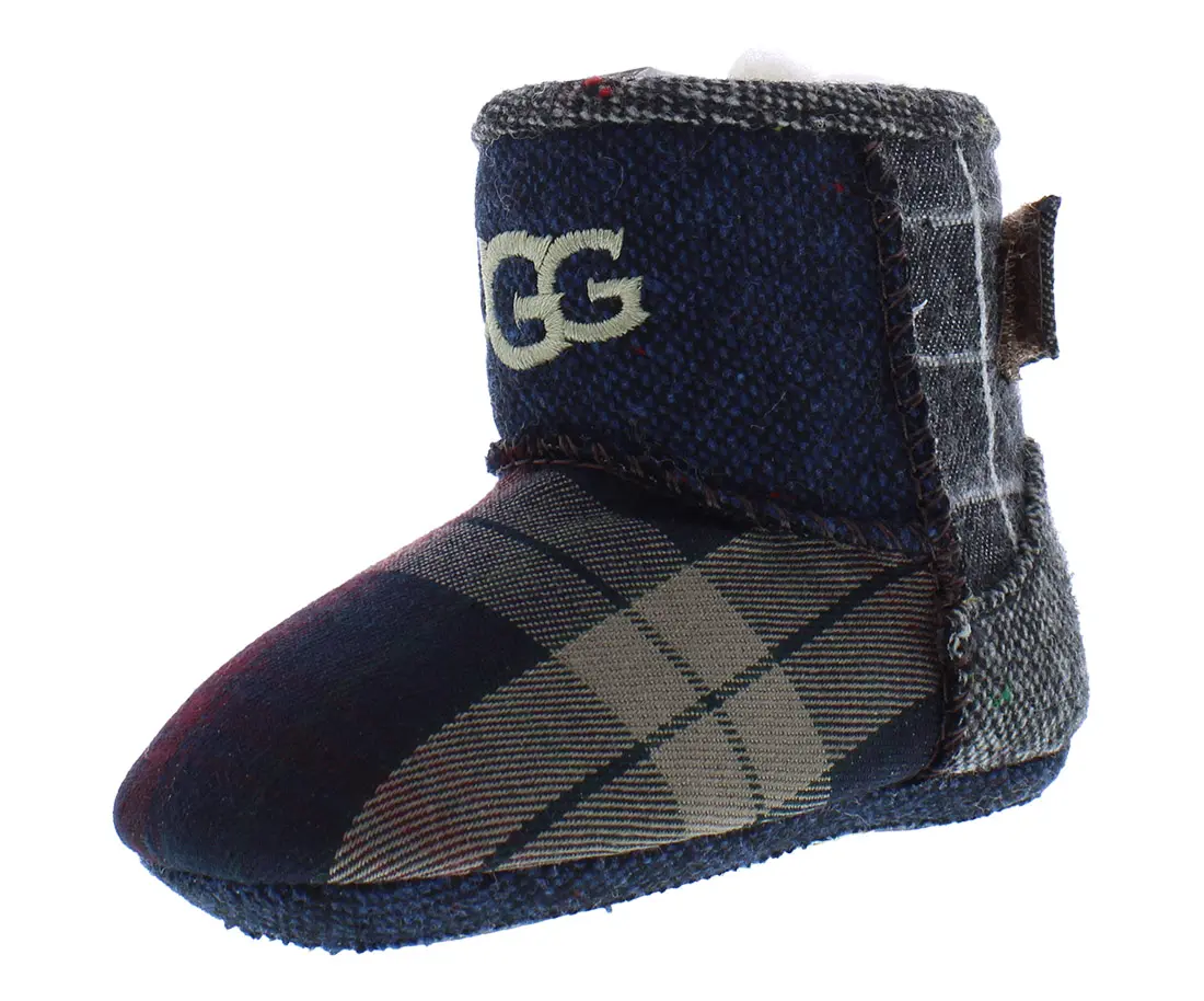 UGG Jesse Thriller Unisex Black Infant & Toddler Shoes, Prop 65 Safe Footwear for Ages 2-3 Years, Infant Shoes, Booties Unisex Shoes