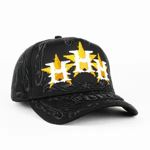 RUDE Awakenings x PORFA Snapback Hat - Triple H Houston Black Cap