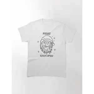 Merry Squatchmas Bigfoot Christmas Classic T-Shirt