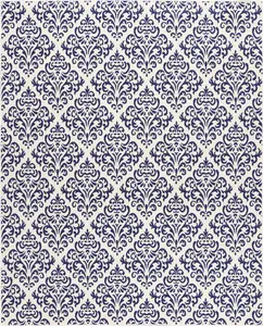 Nourison Home Grafix GRF06 White Blue Transitional Power-loomed Rug