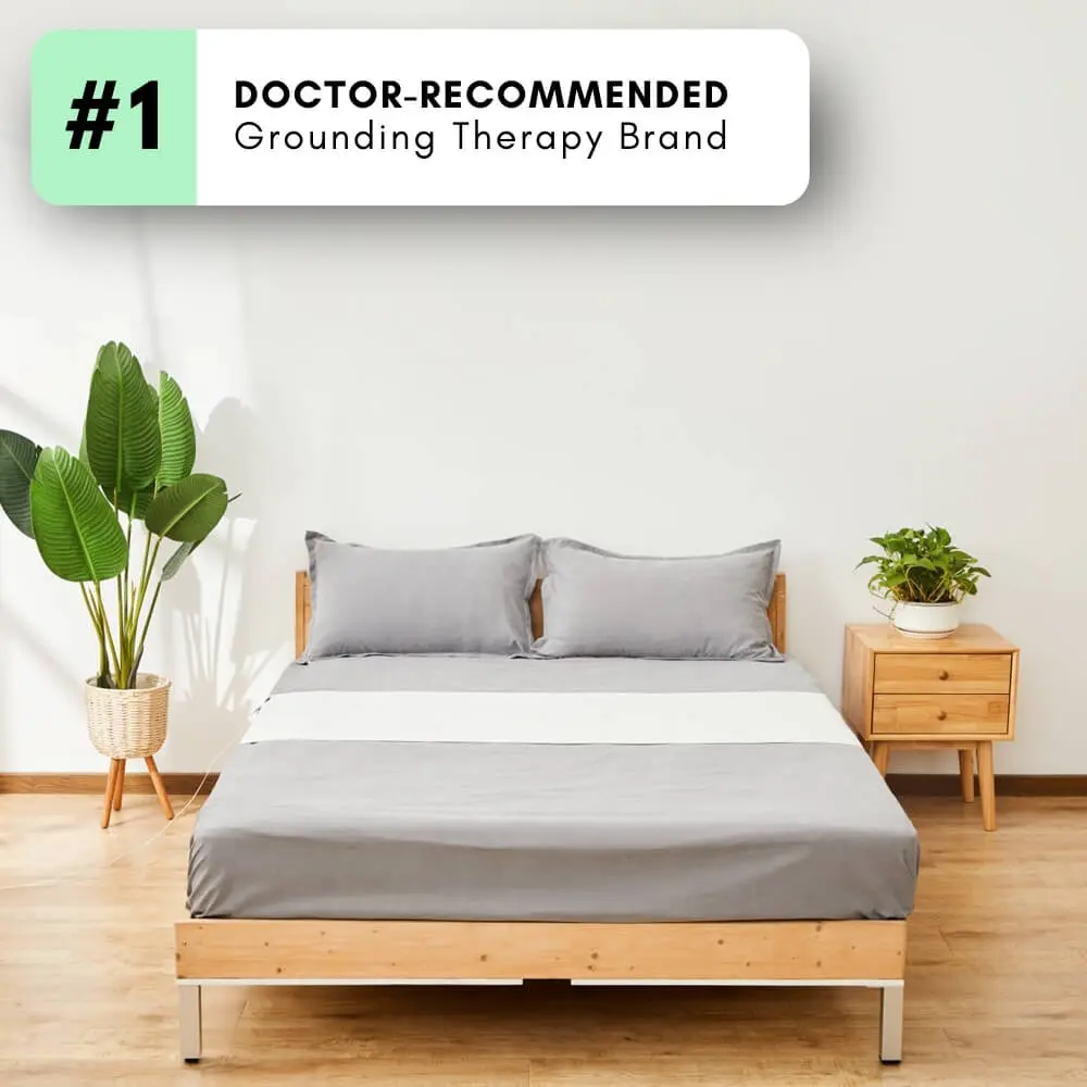 GroundingWell Natural Cotton Grounding Bedsheet – Sleep Better, Feel Rested GroundingWell Natural Cotton Grounding Bedsheet – Sleep Better, Feel Rested