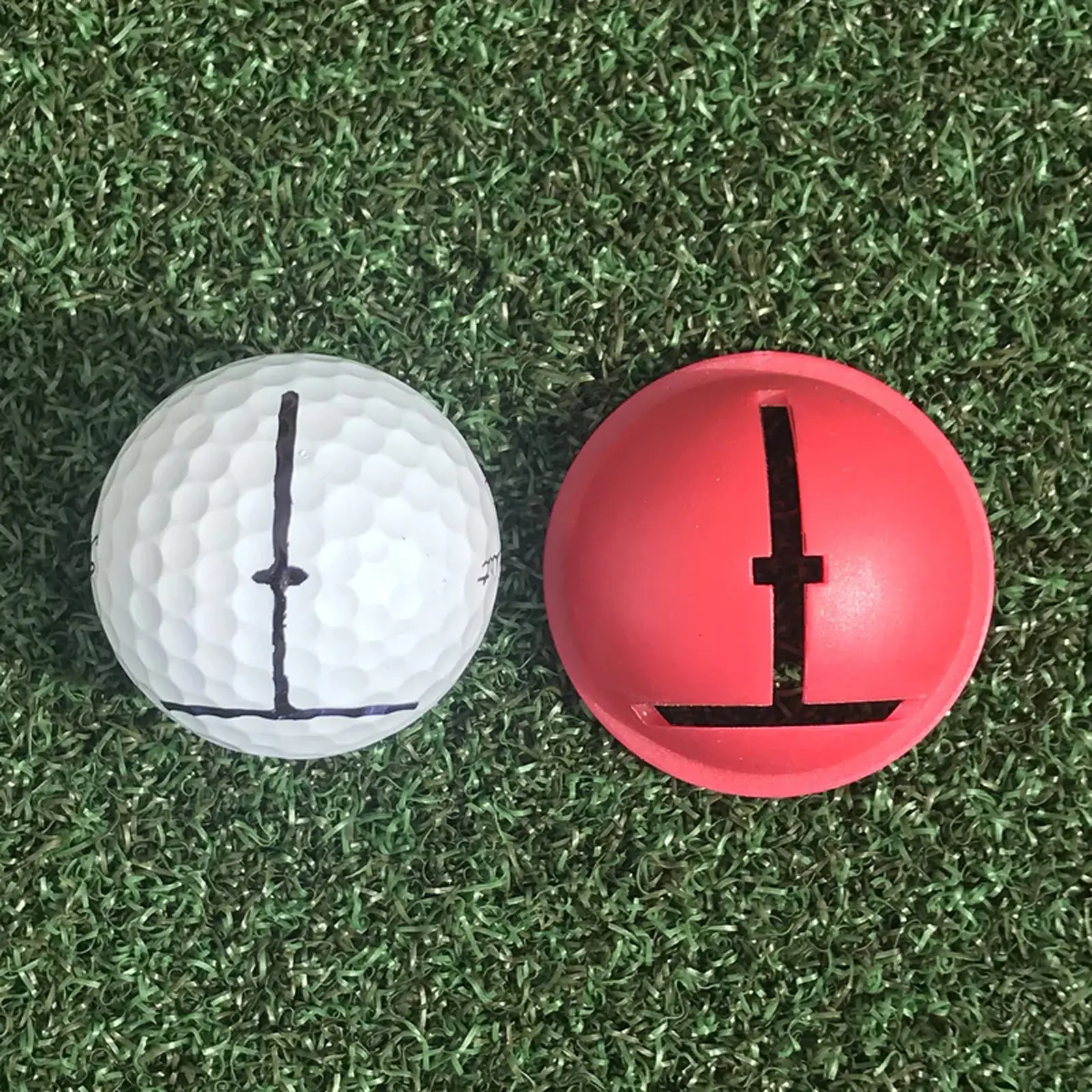 Golf Impact Ball Liner Template, Golf Alignment Line Tool, High-Quality Precision Marking Aid, Essential Golf Training Equipment, Golf Accessory, Golf Supply