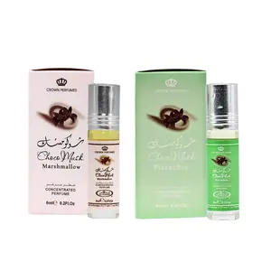 Al Rehab Choco Musk Marshmallow Concentrated Perfume Oil and Al Rehab Choco Musk Pistachio Concentrated Oil 0.67FL.OZ