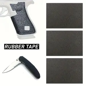 5x7 Inch Rubber Textured Non-Slip Grip Pads, Gun Handle Anti-Slip Stickers, DIY Handle Non-Slip Stickers, Enhanced Grip Solution
