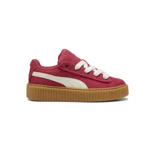 PUMA Womens Fenty X Creeper Phatty Corduroy Lace Up Sneakers Shoes Casual - Red