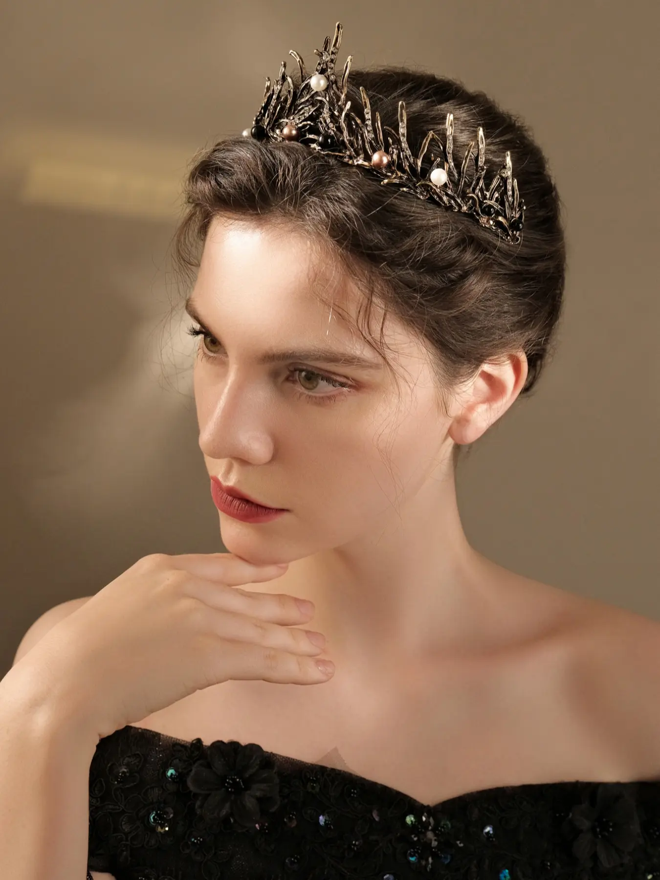 Vintage Mermaid Headpiece, Enchanting Elegant Bridal Hair Accessory, Perfect for Weddings & Special Occasions, Retro Style Wedding Jewelry Headwear