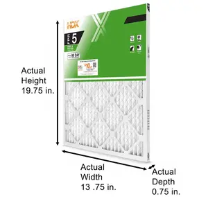 14 in. x 20 in. x 1 in. Standard Pleated Furnace Air Filter FPR 5, MERV 8 (3-Pack)
