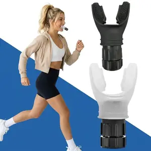 Portable Lung Capacity Exerciser to Boost Cardio Stamina,Adjustable Breathing Trainer for Running & Swimming