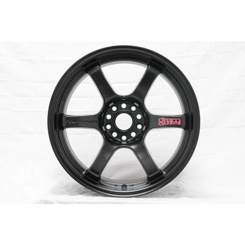 Gram Lights 57DR 19x9.5 +25 5x114.3 Semi Gloss Black Wheel