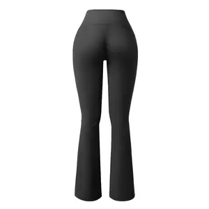 SeSe Code Store Women's Flare Yoga Pants High-Waisted Hip Lifting Tummy Tightening Leggings