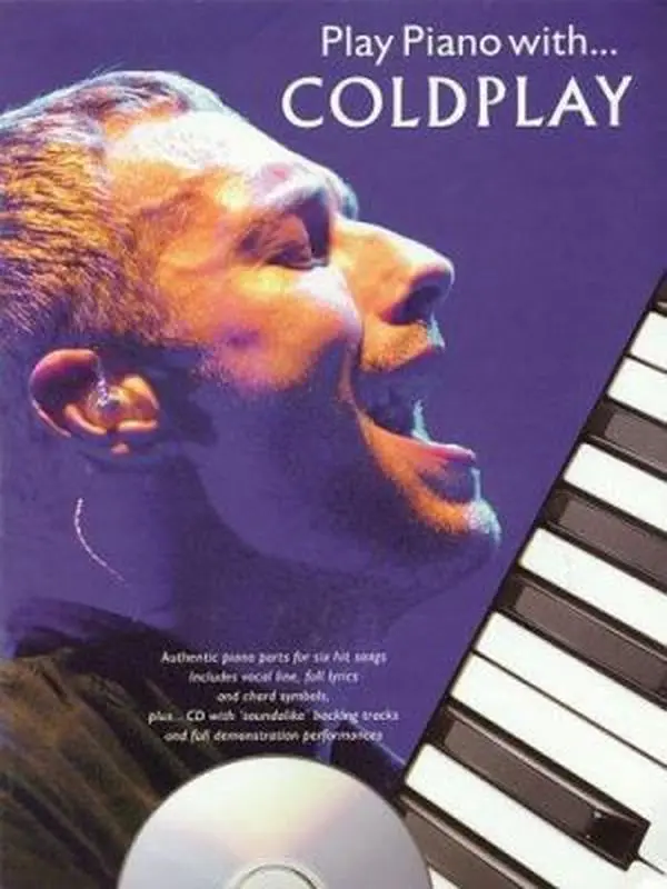 Used Coldplay Songbook - "Play Piano with Coldplay" (Paperback, English) - CD-Compatible, Vocal & Chords Guide with Demonstration Features