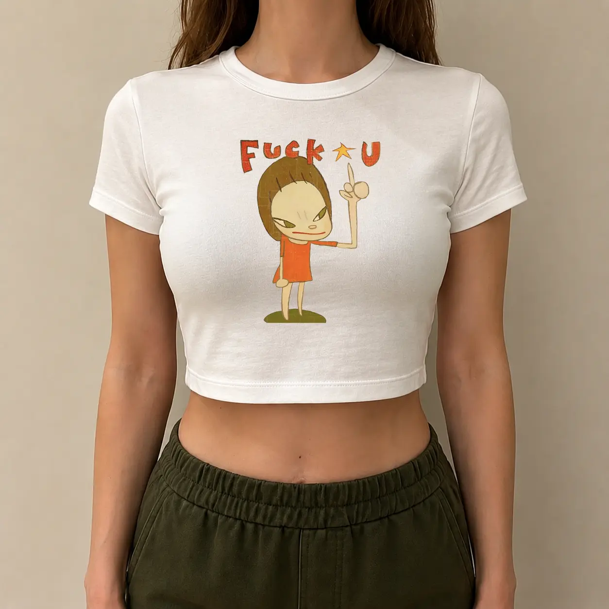 Funny Baby Tee, Anime Graphic Tee, Women Graphic Tee, Trendy Shirt, Aesthetic Girl Top, Kawaii Y2K Baby Tee, Vintage Anime Shirt, Retro 90s Baby Tee, Fitted Baby Tee, Casual Fit Shirt