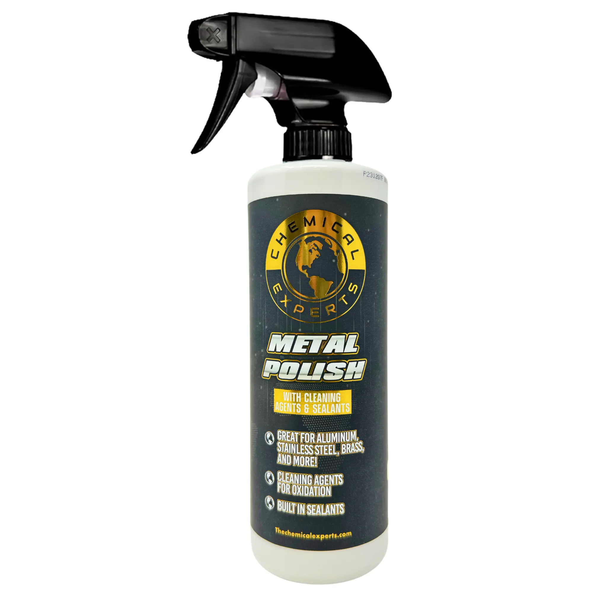 Chemical Experts 16oz Metal Polish: Premium Shine, Fast Application & Removal, Ideal for Brass, Copper, Aluminum, Stainless Steel, Silver, Gold, Ensures Lasting Protection