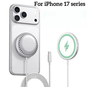 ‌25W Magnetic Wireless Charger‌；‌Designed for iPhone 17 / 17 Air / Pro / Pro Max‌，Portable Fast Charging‌，‌Strong Magnetic Attachment‌，‌Type-C Interface