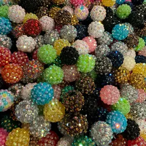 (RH2) 50pc 16mm Rhinestone Bead for Pen