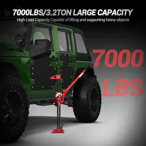 GARVEE 33'' Universal Farm Jack, 7000 Lbs Capacity Ratcheting Off Road Utility Jack, Heavy-Duty High Lift Jacks for Truck, Tractor, SUV, Bumper Lift
