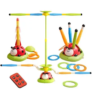Ladybug Design Jump Rocket Launcher Toy, Indoor, Outdoor & Playroom Entertainment Toy, Sports Toy for Kids